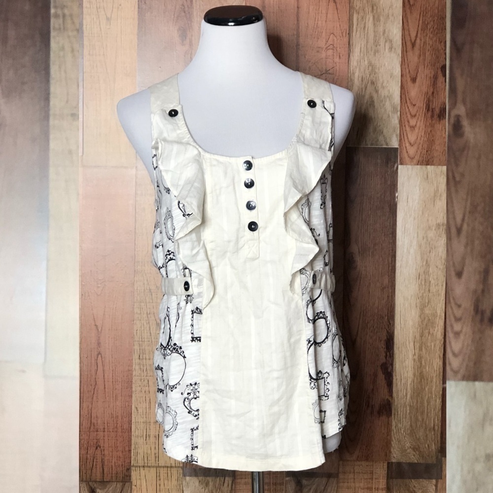 Anthropologie (Little Yellow Button) tank sz M
